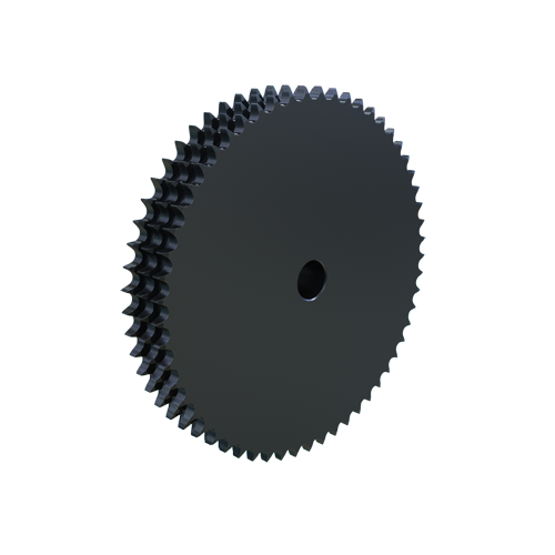 MARTIN SPROCKET E08B57 Roller Chain Sprocket, 57 Teeth, 230.541 mm Pitch Dia., 237.907 mm O.D., Steel | BA6FYY