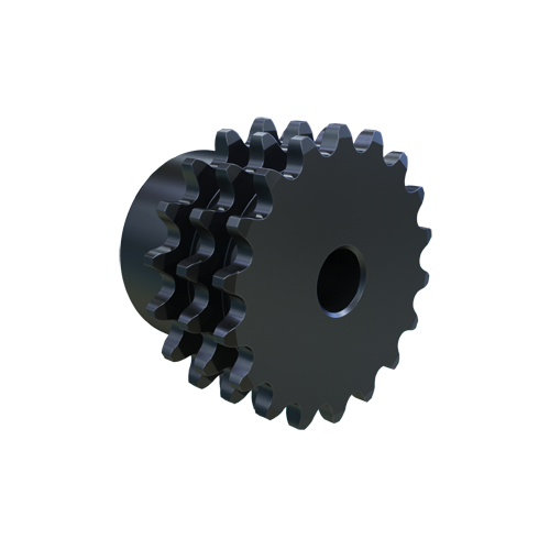 MARTIN SPROCKET E35B18H Sprocket, 35 Chain, 18 Teeth, 2.160 Inch Pitch Dia., 2.352 Inch O.D., Steel | AJ9CCH