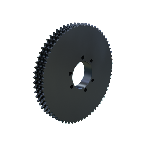 MARTIN SPROCKET E40SF68 Sprocket, QD, 40 Chain, 68 Teeth, 10.826 Inch Pitch Dia., 11.115 Inch O.D., Steel | BA2YCQ