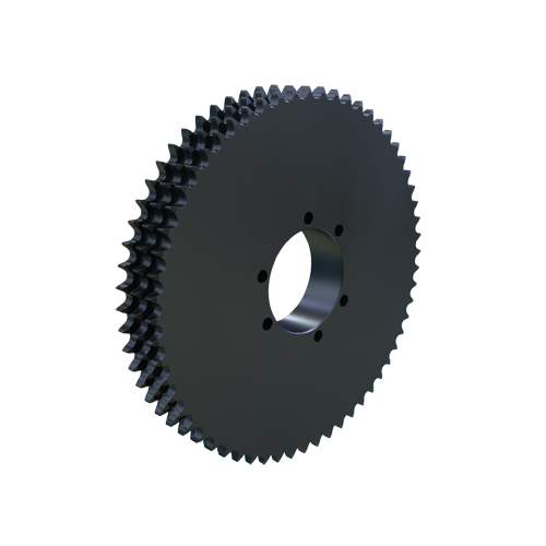 MARTIN SPROCKET E40SK60 Sprocket, QD, 40 Chain, 60 Teeth, 9.554 Inch Pitch Dia., 9.841 Inch O.D., Steel | AZ9DNK