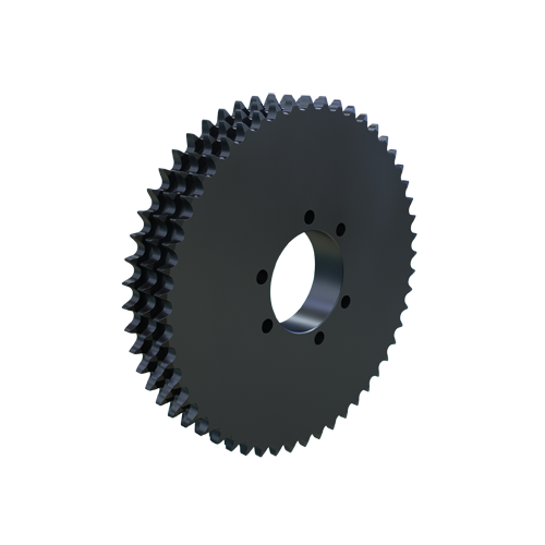 MARTIN SPROCKET E50SF52 Sprocket, QD, 50 Chain, 52 Teeth, 10.351 Inch Pitch Dia., 10.707 Inch O.D., Steel | BA6GBL