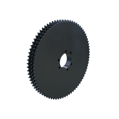 MARTIN SPROCKET E50SF76 Sprocket, QD, 50 Chain, 76 Teeth, 15.124 Inch Pitch Dia., 15.486 Inch O.D., Steel | BA7QXX