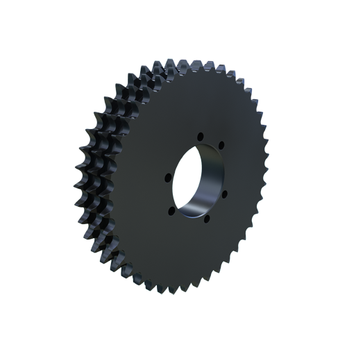 MARTIN SPROCKET E50SK42 Sprocket, QD, 50 Chain, 42 Teeth, 8.363 Inch Pitch Dia., 8.715 Inch O.D., Steel | BA4QPM