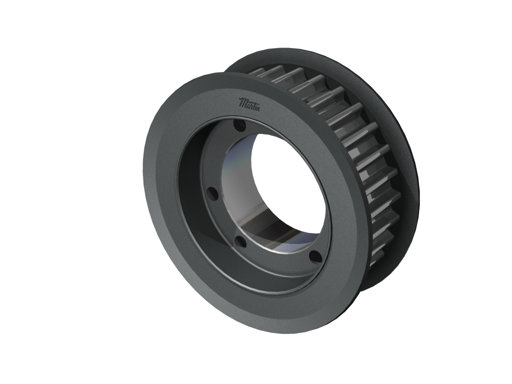 MARTIN SPROCKET F8MX40S21-SH Sprocket, SH Bushing, 3.947 Inch Max Bore, 40 Teeth, 4.010 Inch Pitch Dia., Steel | AX6BZG