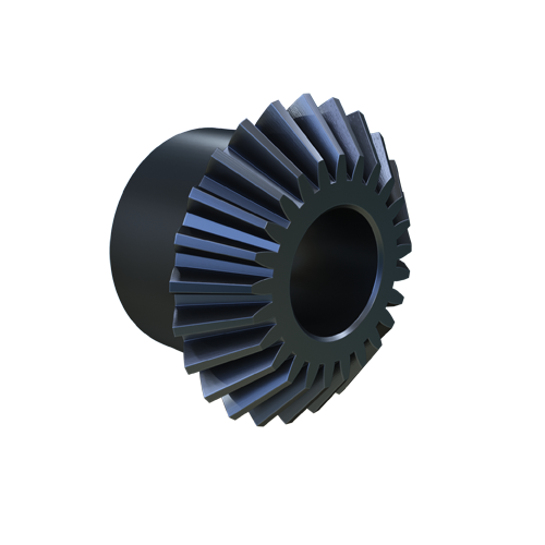 MARTIN SPROCKET M1025B Miter Gear, 10 Diametral Pitch, 25 Teeth, 2.5 Inch Pitch Dia., 1.126 Inch Bore, Steel | AK2XZE