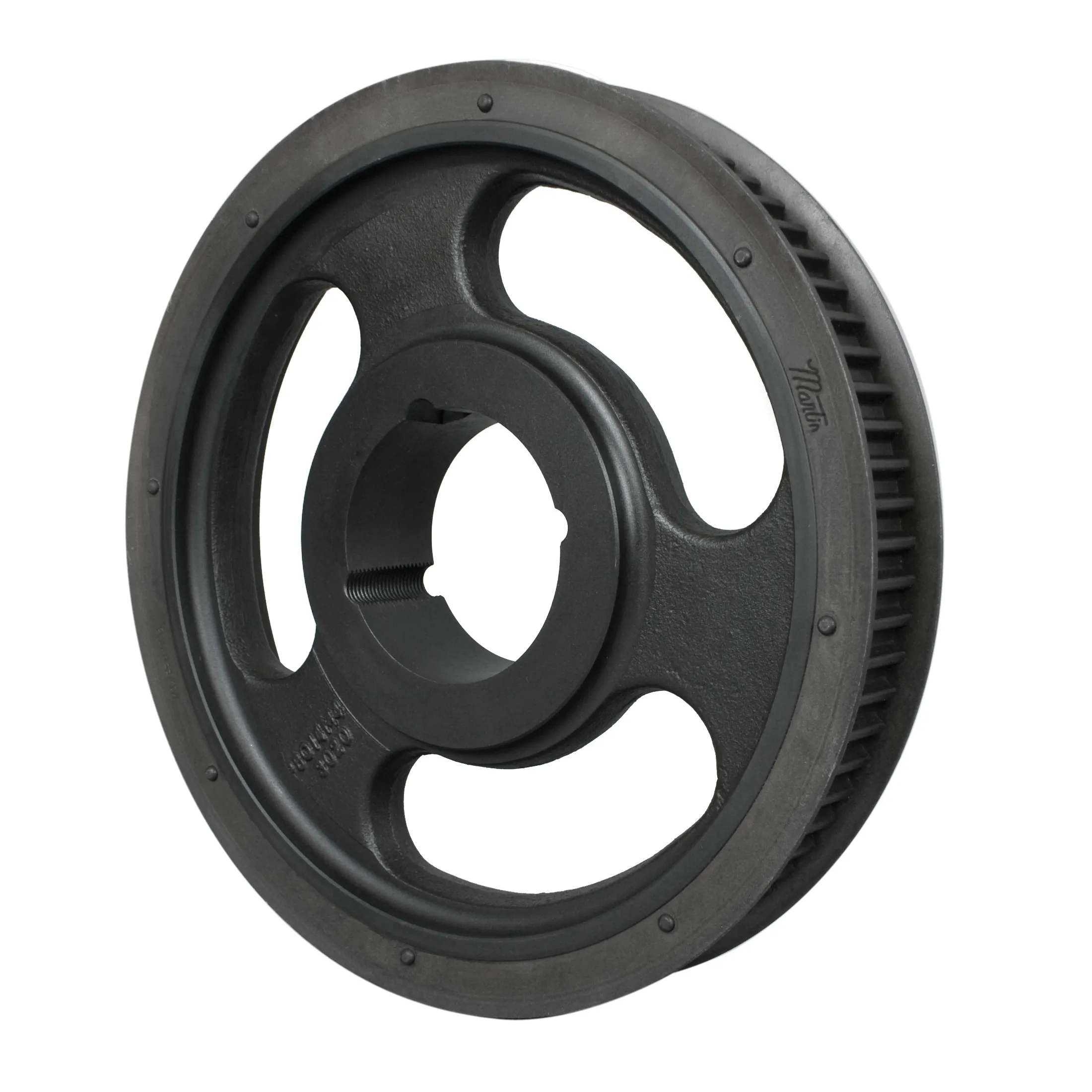 MARTIN SPROCKET P8014M40-3020 Sprocket, 3020 Bushing, 3 Inch Max Bore, 80 Teeth, 14.036 Inch Pitch Dia., Cast Iron | AL4ZLM