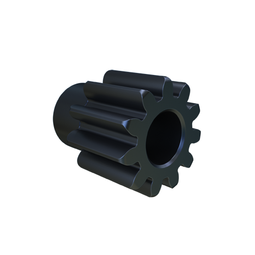 MARTIN SPROCKET S1011 Spur Gear, 10 DP, 14.5 Deg., 11 Teeth, 1.2 Inch Pitch Dia., Reborable, Steel | AK2YQR