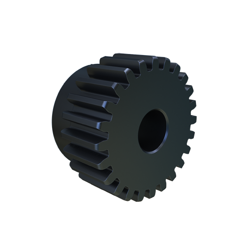 MARTIN SPROCKET S1024 Spur Gear, 10 Diametral Pitch, 2.4 Inch Pitch Dia., Reborable, Steel | AK2YRP