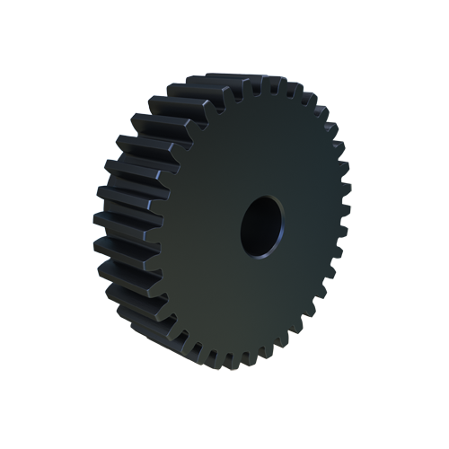 MARTIN SPROCKET S1035 Spur Gear, 10 Diametral Pitch, 3.5 Inch Pitch Dia., Reborable, Steel | AK2YTE
