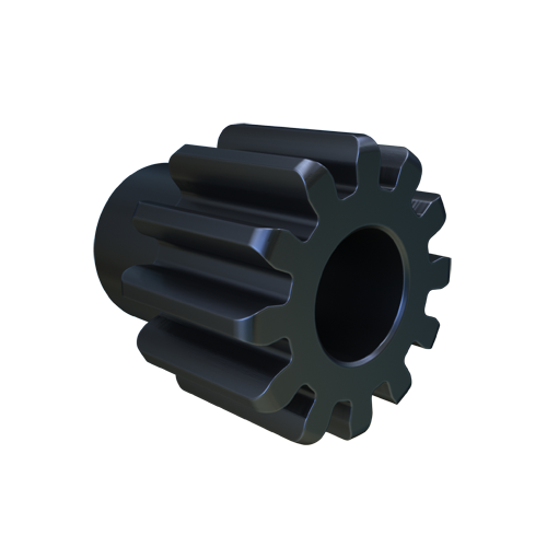 MARTIN SPROCKET S1212 Spur Gear, 12 DP, 14.5 Deg., 12 Teeth, 1 Inch Pitch Dia., Reborable, Steel | AK2YMM