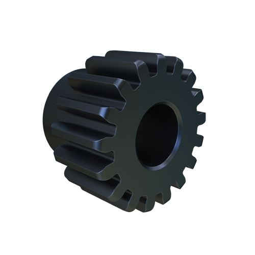 MARTIN SPROCKET S1217 Spur Gear, 12 Diametral Pitch, 1.413 Inch Pitch Dia., Reborable, Steel | AZ4ACK