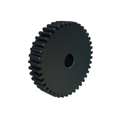 MARTIN SPROCKET S1240 Spur Gear, 12 Diametral Pitch, 3.333 Inch Pitch Dia., Reborable, Steel | AK2YPC