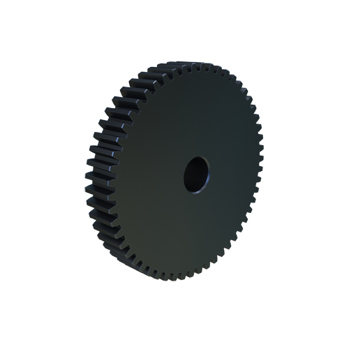 MARTIN SPROCKET S1254 Spur Gear, 12 Diametral Pitch, 4.5 Inch Pitch Dia., Reborable, Steel | AZ3NMK