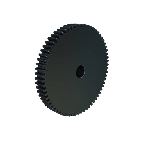 MARTIN SPROCKET S1266 Spur Gear, 12 Diametral Pitch, 5.5 Inch Pitch Dia., Reborable, Steel | AK3BGD