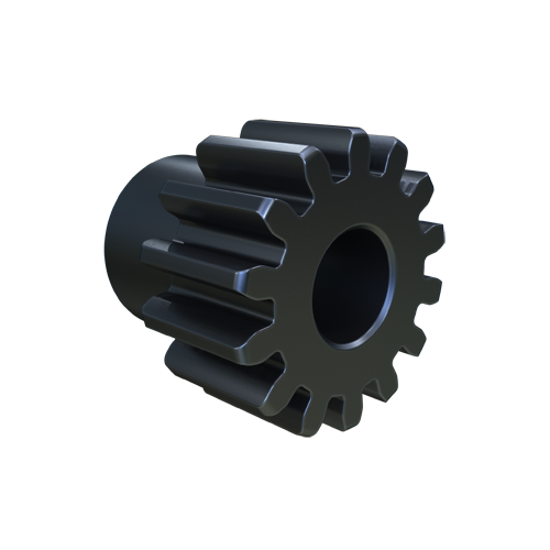 MARTIN SPROCKET S1614 Spur Gear, 16 Diametral Pitch, 0.875 Inch Pitch Dia., Reborable, Steel | AK2YJP