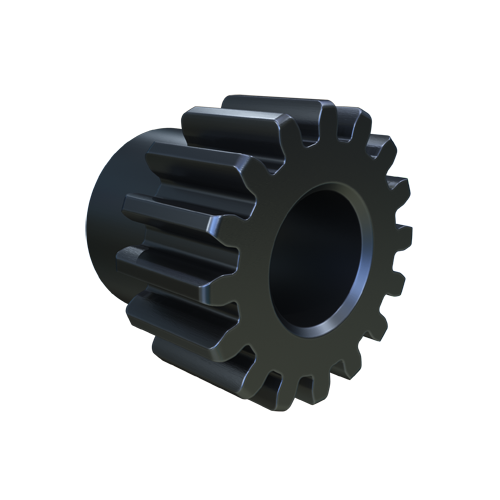 MARTIN SPROCKET S1616 Spur Gear, 16 Diametral Pitch, 1 Inch Pitch Dia., Reborable, Steel | AK2YJV