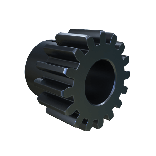 MARTIN SPROCKET S1616BS 1/2 Spur Gear, 16 Diametral Pitch, 1 Inch Pitch Dia., Bore To Size, Steel | AL4MXC
