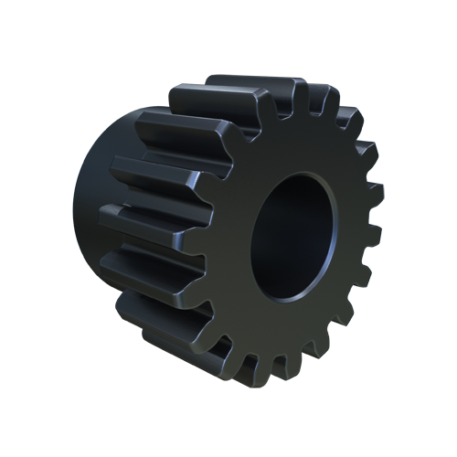MARTIN SPROCKET S1618 Spur Gear, 16 Diametral Pitch, 1.125 Inch Pitch Dia., Reborable, Steel | AK2YJX