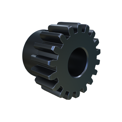 MARTIN SPROCKET S2018BS 3/8 Spur Gear, 20 Diametral Pitch, 0.9 Inch Pitch Dia., Bore To Size, Steel | AZ4QXN