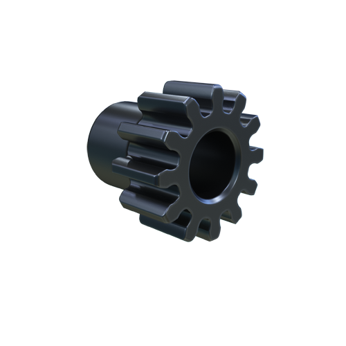 MARTIN SPROCKET S2412 Spur Gear, 24 Diametral Pitch, 0.5 Inch Pitch Dia., Reborable, Steel | AK2XGB