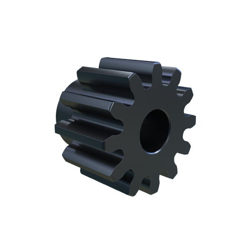 MARTIN SPROCKET S412 Spur Gear, 4 Diametral Pitch, 3 Inch Pitch Dia., 1.313 Inch Bore, Reborable, Steel | AK2ZDG