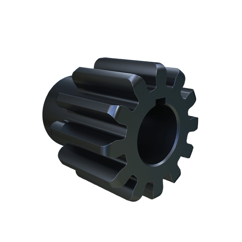 MARTIN SPROCKET S612BS 1 Spur Gear, 6 DP, 14.5 Deg., 2 Inch Pitch Dia., 1 Inch Bore, Steel | AL4MZF