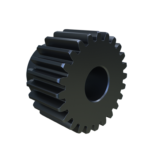 MARTIN SPROCKET TS1024 Spur Gear, 10 Diametral Pitch, 2.4 Inch Pitch Dia., Reborable, Steel | AK3AJA