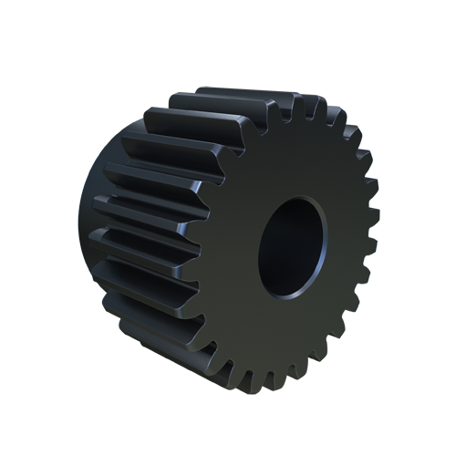 MARTIN SPROCKET TS1025 Spur Gear, 10 Diametral Pitch, 2.5 Inch Pitch Dia., Reborable, Steel | AK3AJD