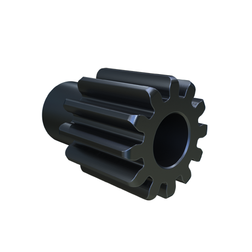 MARTIN SPROCKET TS1212 Spur Gear, 12 DP, 20 Deg., 12 Teeth, 1 Inch Pitch Dia., Reborable, Steel | AK3AEJ
