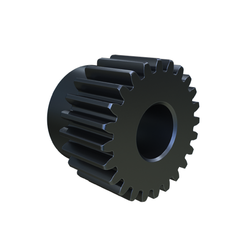 MARTIN SPROCKET TS1624 Spur Gear, 16 Diametral Pitch, 1.5 Inch Pitch Dia., Reborable, Steel | AK3ACK