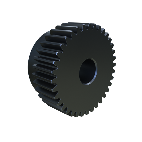 MARTIN SPROCKET TS1636 Spur Gear, 16 Diametral Pitch, 2.250 Inch Pitch Dia., Reborable, Steel | AK3ACY