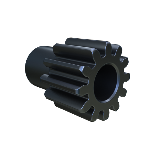 MARTIN SPROCKET TS2012 Spur Gear, 20 Diametral Pitch, 0.6 Inch Pitch Dia., 0.313 Inch Bore, Reborable, Steel | AK2ZZF