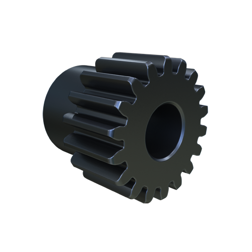 MARTIN SPROCKET TS2018 Spur Gear, 20 Diametral Pitch, 0.9 Inch Pitch Dia., Reborable, Steel | AK2ZZT