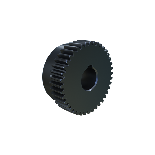 MARTIN SPROCKET TS2040BS 5/8 Spur Gear, 20 DP, 20 Deg., 40 Teeth, 2 Inch Pitch Dia., Bore To Size, Steel | AZ6XZF