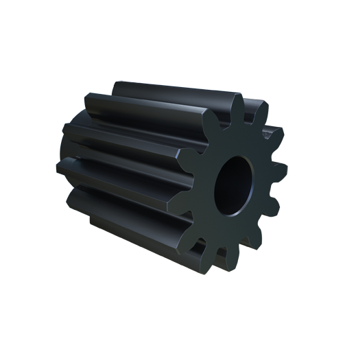 MARTIN SPROCKET TS412 Spur Gear, 4 Diametral Pitch, 3 Inch Pitch Dia., 1.313 Inch Bore, Reborable, Steel | AK3CLA