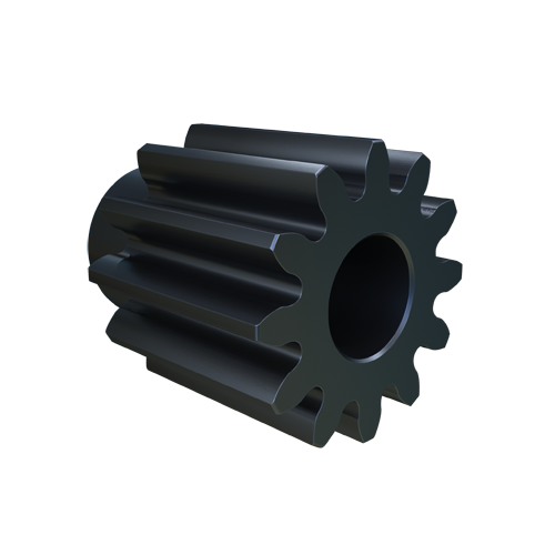 MARTIN SPROCKET TS512 Spur Gear, 5 Diametral Pitch, 2.4 Inch Pitch Dia., Reborable, Steel | AK3ARF