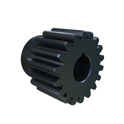 MARTIN SPROCKET TS818BS 7/8 Spur Gear, 8 DP, 20 Deg., 18 Teeth, 2.250 Inch Pitch Dia., Steel | AZ6KKV
