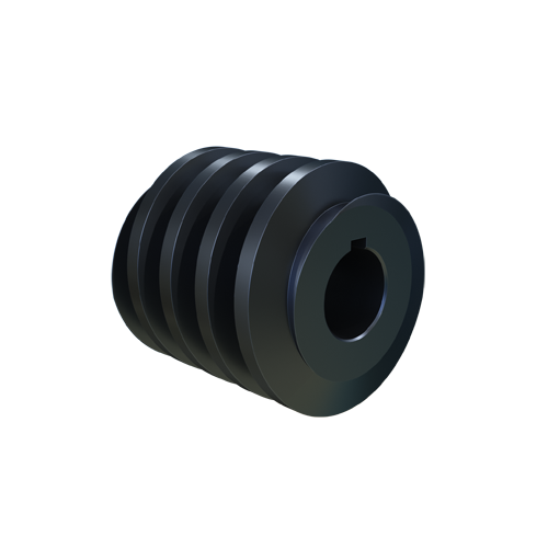 MARTIN SPROCKET W4 Worm, 4 Diametral Pitch, 3 Inch Pitch Dia., Bore To Size, Steel | AZ6KCH