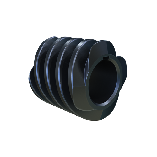 MARTIN SPROCKET WG12Q Worm, 12 Diametral Pitch, Quadruple Thread, 1 Inch Pitch Dia., Steel | AK2XEF