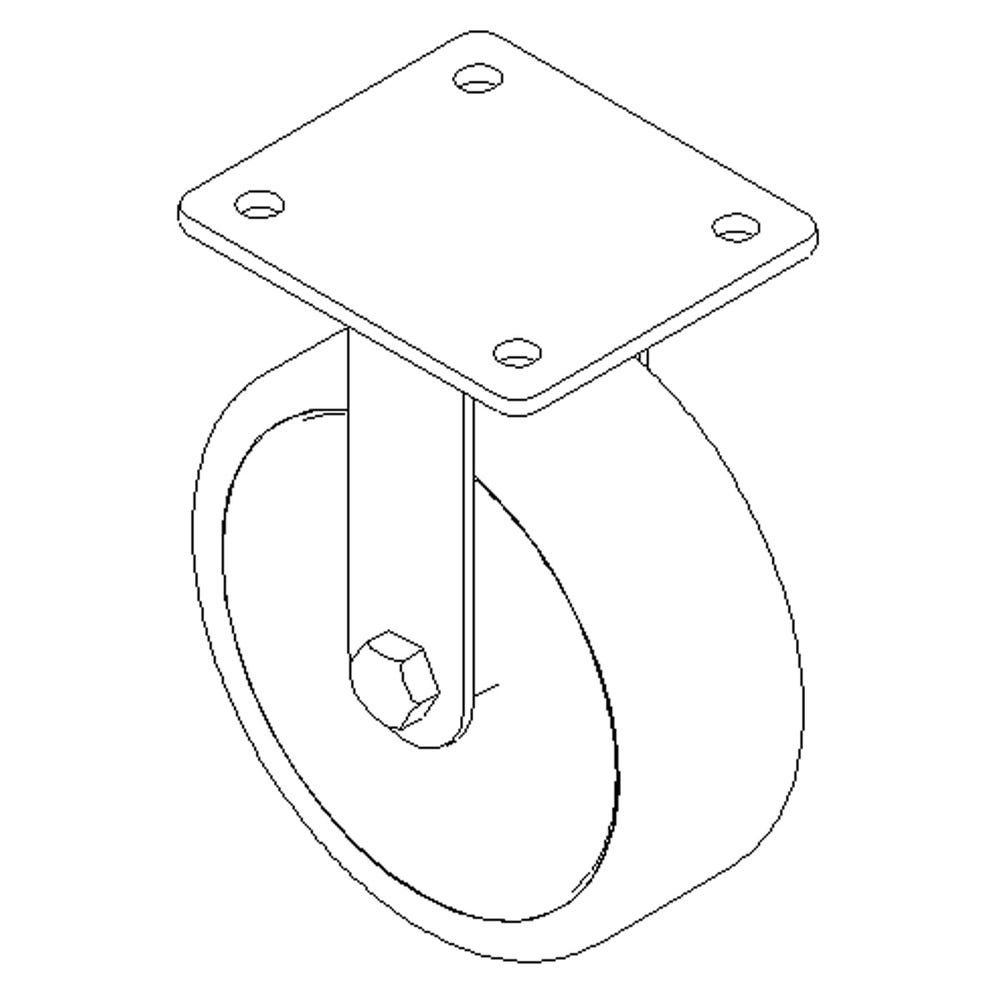 MARTINS INDUSTRIES SP-0134 Fixed Caster | CE8PZU