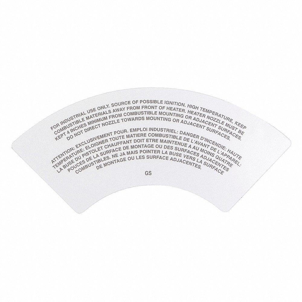 MASTER APPLIANCE 50977 Warning Label | CJ3TWX 25WA31