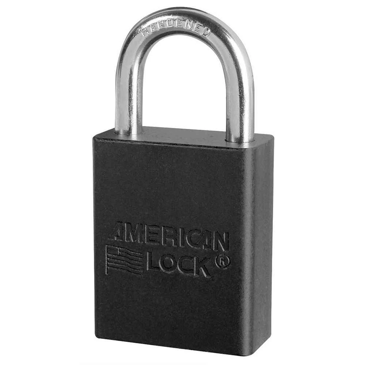 MASTER LOCK A1165KAMKBLK Anodized Aluminium Safety Padlock With Master Key, 1 Inch Tall Shackle, Keyed Alike, 6 Pin Locking, Black | CM7TLY