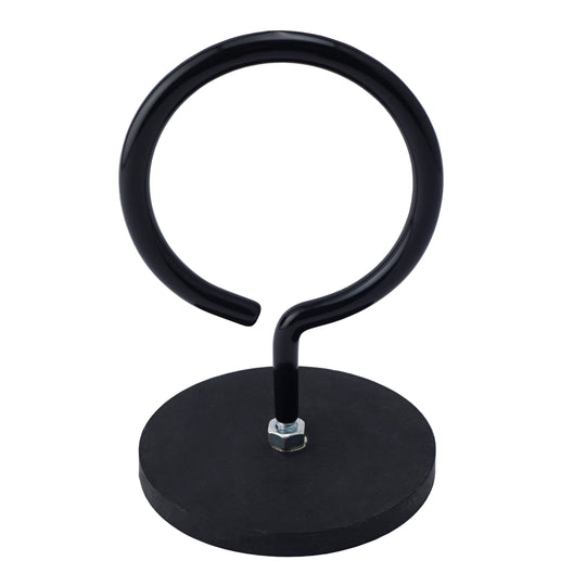 Magnetic Heat Gun Holder, 3.51 Inch Dia., Rubber Coated, 105 lbs. Pull Rating