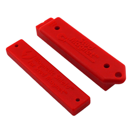 Magnetic Stud Finder, Red, 4 Inch Length, 1 Inch Width