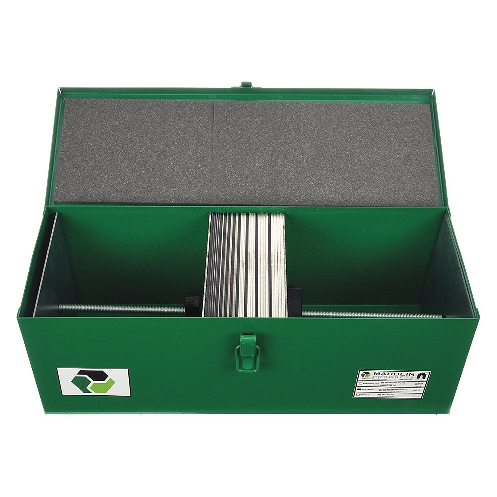 MAUDLIN PRODUCTS MSE6-FK Slotted Shim Assortment Stainless Steel E-6 x 6 Inch 52 Pc | AC2YBH 2NZH7