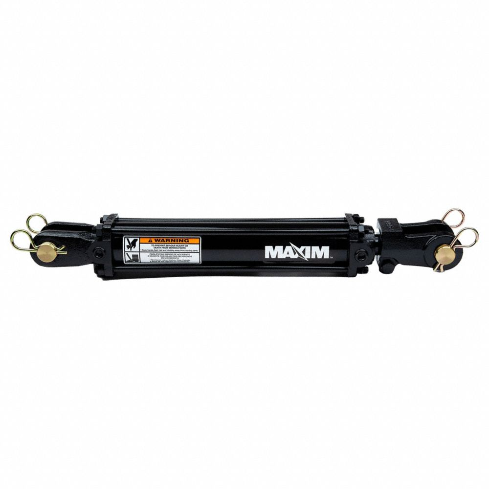Hydraulic Cylinder, 4 Inch Dia, 16 Inch Stroke Lg, 26 1/4 Inch Retracted Lg, 31,410 lb