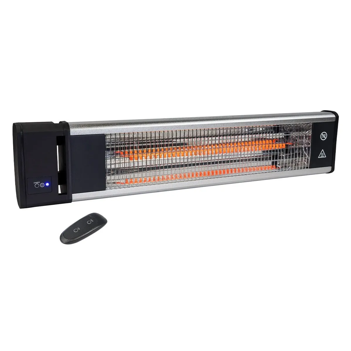 29 Inch Electric Radiant Wall or Ceiling Mount Heater with Remote Control
