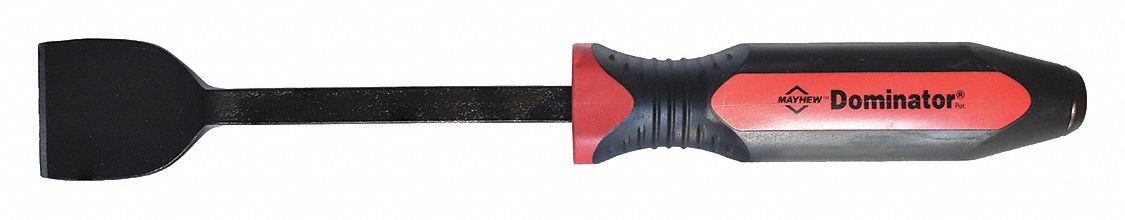 MAYHEW TOOLS 14176 Stiff Scraper With 2 Inch Carbon Steel Blade, Black/Red | CH6HUZ 56HN41