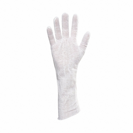Inspection Gloves, White, Light Fabric White