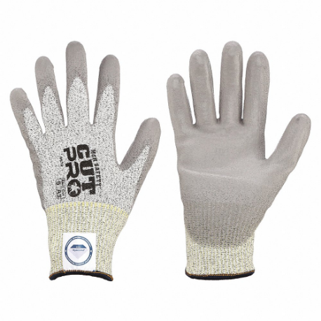 MCR SAFETY 9672M Coated Glove, M, Polyurethane, Gray, 1 Pair | CT2NNJ 48GJ48